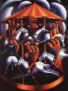 Mark Gertler Merry-go-Round china oil painting artist
